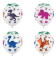 Preview: Latexballon - SET: Dinosaurier - je ø 30cm (6 Stück)